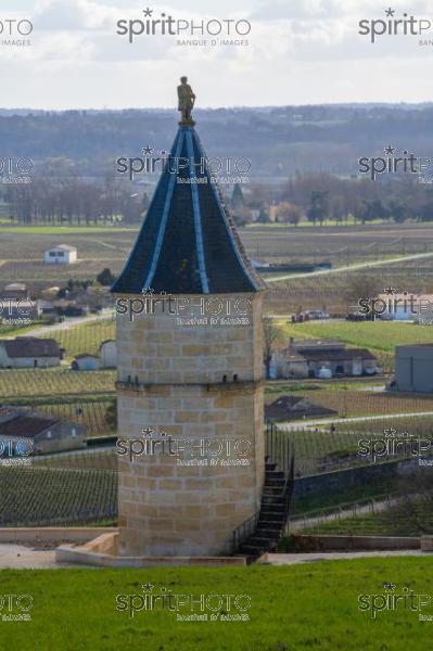 GIRONDE (33), SAINT-EMILION,  TOUR, PIGEONNIER AU CLOS LA MADELEINE, CRU CLASSE DE SAINT-EMILION, VIGNOBLE DU BORDELAIS // FRANCE, GIRONDE (33), SAINT-EMILION, TOUR, PIGEONNIER AT CLOS LA MADELEINE, CRU CLASSE DE SAINT-EMILION, BORDEAUX VINEYARD (210318JBNadeau_031.jpg)