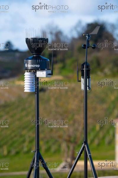 GIRONDE (33), SAINT-EMILION, AGRICULTURE DE PRECISION, STATION METEO SENCROP INSTALLE SUR LE VIGNOBLE DE SAINT-EMILION, VIGNOBLE DU BORDELAIS // FRANCE, GIRONDE (33), SAINT-EMILION, PRECISION AGRICULTURE, SENCROP WEATHER STATION INSTALLED ON THE SAINT-EMILION VINEYARD, BORDEAUX VINEYARD (210318JBNadeau_057.jpg)