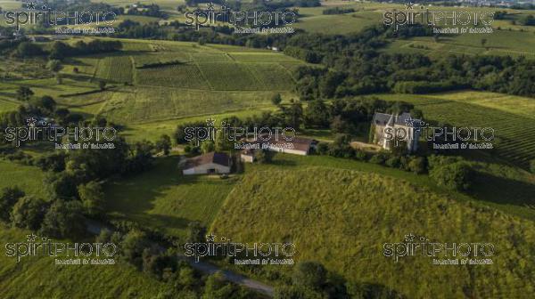 Aerial view of campaign landscape in the French countryside, Rimons, Gironde (BWP_00094.jpg)