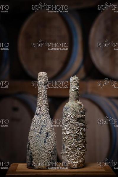 GIRONDE (33), SAINT-CIERS-SUR-GIRONDE,DOMAINE DU CASSARD, CUVEE MARINE  VIGNOBLE BORDELAIS, Eric BILLIERES, VITICULTEUR, SOMMELIER est un passionné toujours à la recherche d’évolution pour améliorer la qualité de ses vins ou sortir des chemins conventionnels. Sa dernière création « bouteilles à la mer » : une partie de sa production de vin blanc élevée dans la mer pendant 8 mois.« Ce vieillissement en mer amène une certaine rondeur et un léger goût iodé. C’est idéal pour accompagner une assiette de fruits de mer. » (CEPHAS_JBNADEAU_018.jpg)